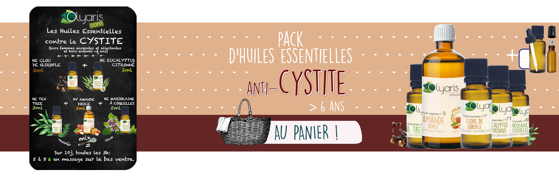 Les Huiles Essentielles contre la Cystite par Olyaris